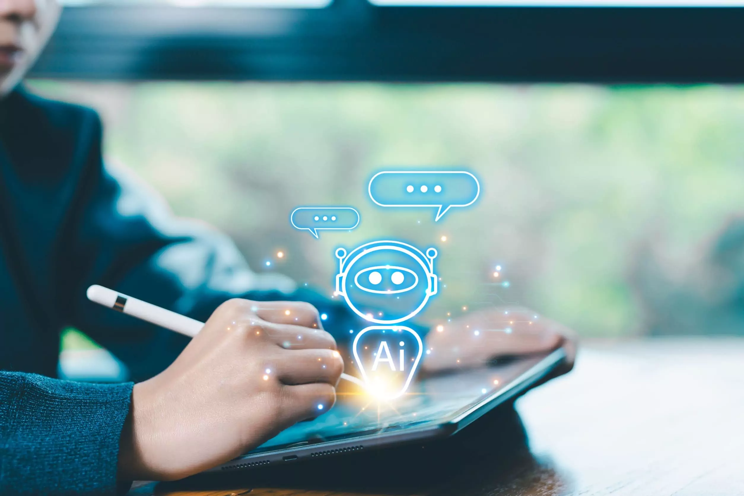 Representación gráfica de la implementación de chatbots en empresas para mejorar el servicio al cliente.