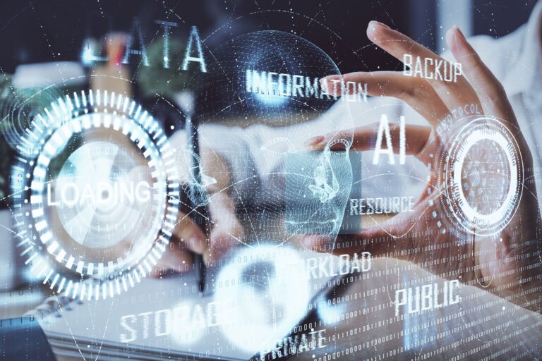 Representación visual de la inteligencia artificial y otras tecnologías revolucionsando nuestro futuro.