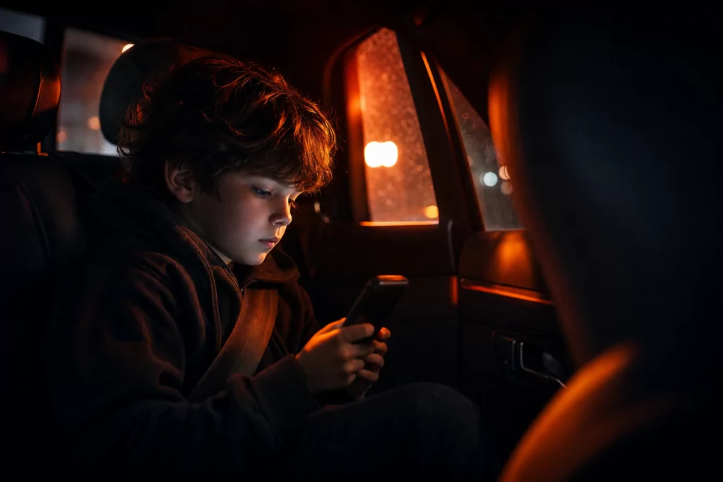 celular en el carro niños — Mi hija solo pide el celular en el carro: ¿aburrimiento o hábito?