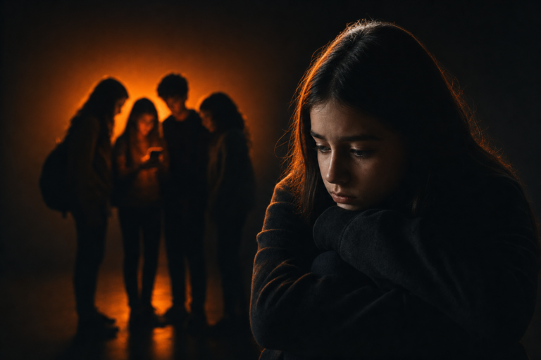testigo ciberbullying escolar — El testigo del bullying digital también se enferma… en silencio