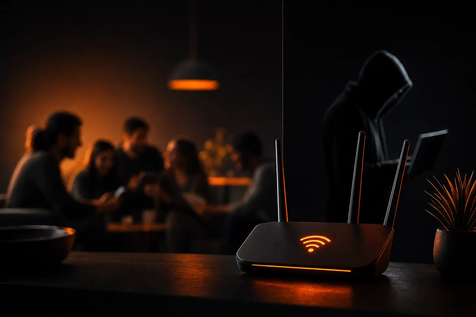 Configuración de red Wi-Fi para invitados en casa